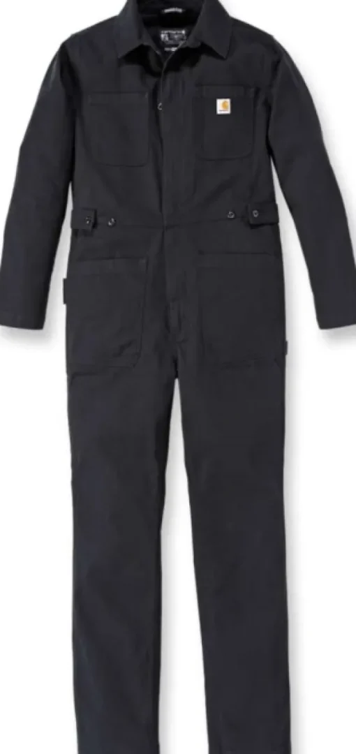 Carhartt Workwear Carhartt Relaxed Fit Canvas Coverall naisten haalarit, musta Clearance