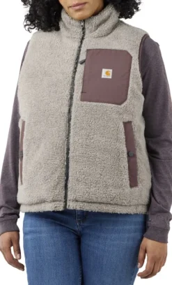 Carhartt Relaxed Midweight Utility Vest naisten käännettävä liivi, Nutmeg-Carhartt Workwear Discount