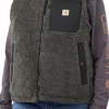 Carhartt Relaxed Midweight Utility Vest naisten käännettävä liivi, musta-Carhartt Workwear Discount