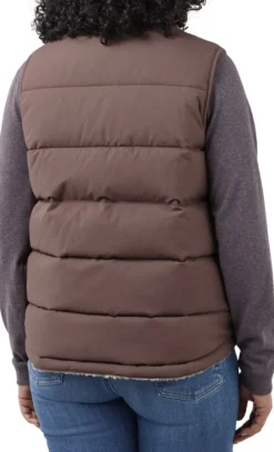 Carhartt Relaxed Midweight Utility Vest naisten käännettävä liivi, Nutmeg-Carhartt Workwear Discount