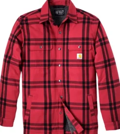 Carhartt Workwear Carhartt Roane Hooded Shirt Jacket vuorillinen paita, Crabapple Best