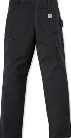 Carhartt Stretch Duck Double Front housut, musta-Carhartt Workwear Discount