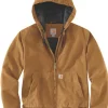Carhartt Washed Duck Active naisten takki, ruskea-Carhartt Workwear Outlet