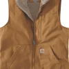 Carhartt Workwear Carhartt Washed Duck Lined Mockneck Vest fleeceliivi, Carhartt® Brown Sale