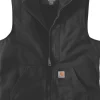 Carhartt Workwear Carhartt Washed Duck Lined Mockneck Vest fleeceliivi, musta Best