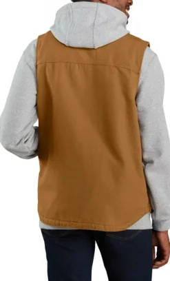 Carhartt Workwear Carhartt Washed Duck Lined Mockneck Vest fleeceliivi, Carhartt® Brown Sale
