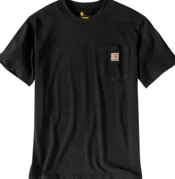 Pocket S/S T-Shirt miesten t-paita, musta-Carhartt Workwear Online