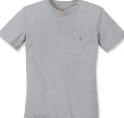 Pocket S/S T-Shirt naisten t-paita, harmaa-Carhartt Workwear Sale