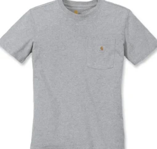 Pocket S/S T-Shirt naisten t-paita, harmaa-Carhartt Workwear Sale