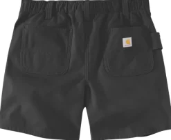 Carhartt Workwear Carhartt W's Relaxed Fit Canvas Work Short Black Best