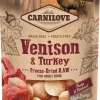 Freeze-Dried Raw Snacks Venison & Turkey 60g-Carnilove Clearance