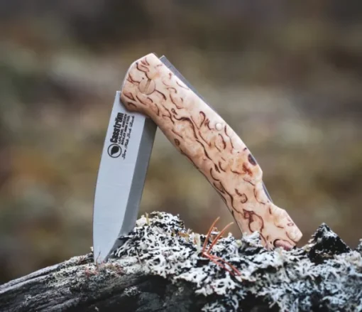 Casström Lars Fält Lock Back Folding Knife N690 taittopuukko New