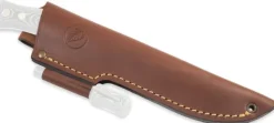 Casström No.14 Bushcraft Fodral Swedish Forest Knife puukon ja tulusraudan tuppi, Cognac Outlet