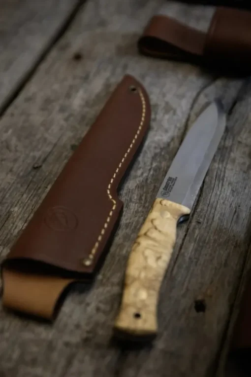 Casström No.14 Swedish Forest Knife Masurbjörk med Eldstål Fashion
