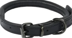 Catago Leather Dog Collar nahkapanta, musta Best