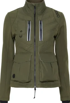 Catago Trainer Short Jacket naisten ulkoilutakki, vihreä Clearance
