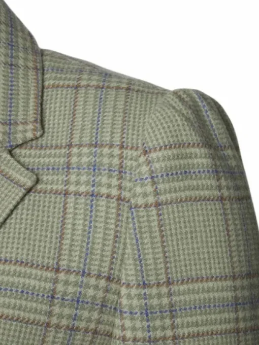 Chevalier Advie Tweed Blazer naisille, Willow Green Checked Fashion