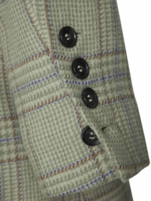 Chevalier Advie Tweed Blazer naisille, Willow Green Checked Fashion