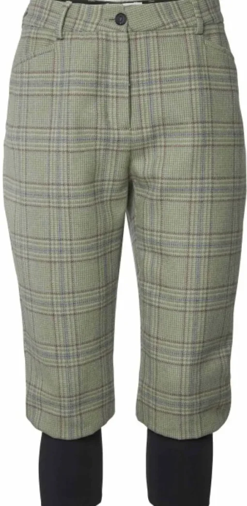 Advie Tweed Breeks naisten polvihousut, Willow Green Checked-Chevalier Online