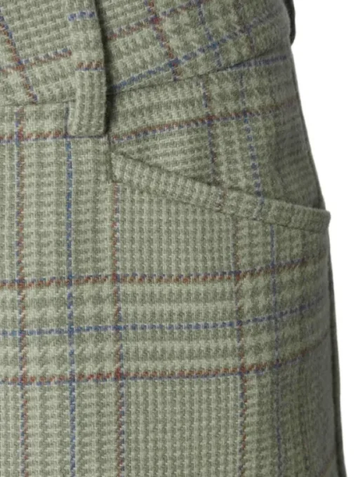 Advie Tweed Breeks naisten polvihousut, Willow Green Checked-Chevalier Online