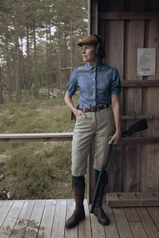 Advie Tweed Breeks naisten polvihousut, Willow Green Checked-Chevalier Online