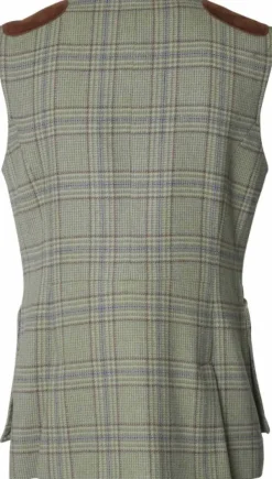 Advie Tweed naisten ampumaliivi, Willow Green Checked-Chevalier Outlet