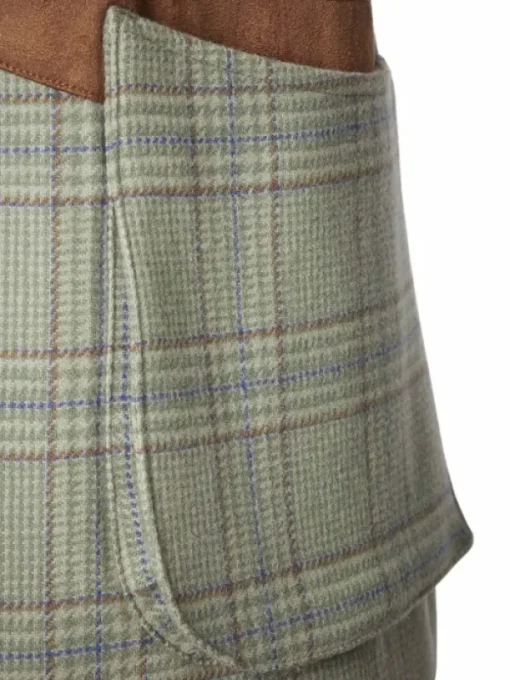 Advie Tweed naisten ampumaliivi, Willow Green Checked-Chevalier Outlet