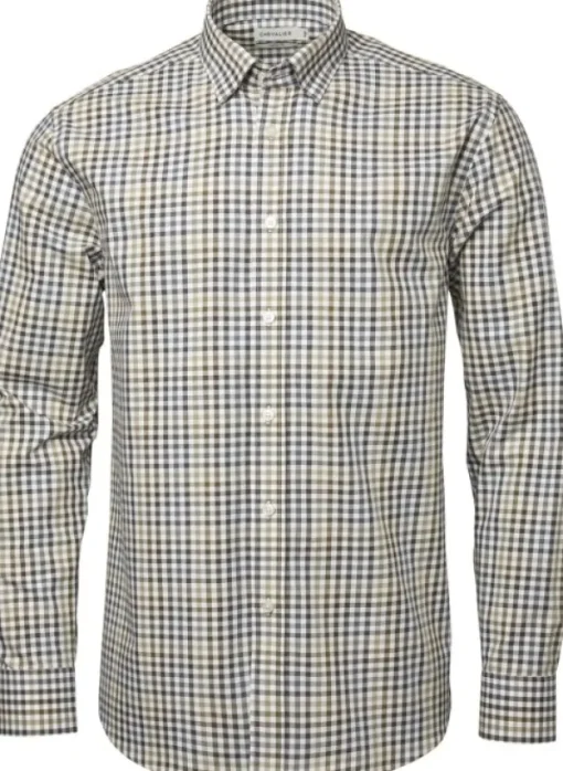 Chevalier Belmont Regular Fit Shirt Men Leather Brown Online
