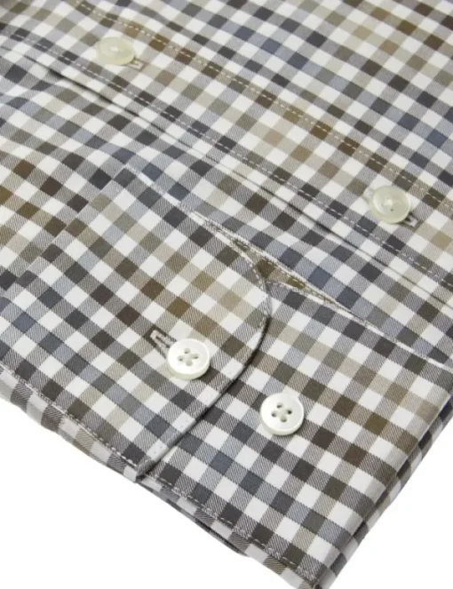 Chevalier Belmont Regular Fit Shirt Men Leather Brown Online