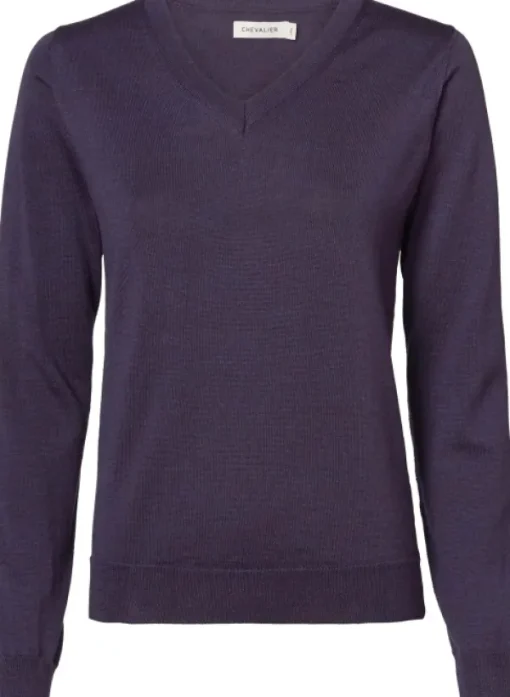 Chevalier Blaise Pullover naisten pitkähihainen paita, violetti Outlet
