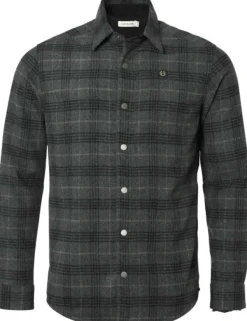 Champ Wool Overshirt Men flanellipaita, Iron Checked-Chevalier Clearance