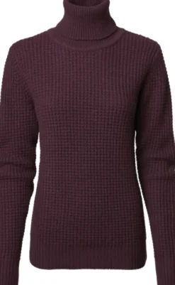 Chevalier Cherry Rollneck naisten poolopaita, viininpunainen Online