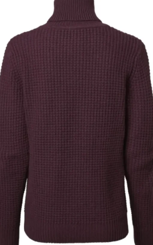 Chevalier Cherry Rollneck naisten poolopaita, viininpunainen Online