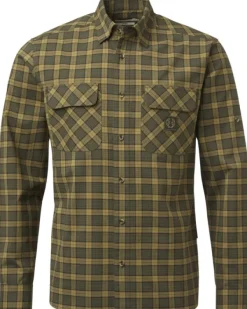 Chevalier Creek Shooting Fit Coolmax Shirt paita, Moss Checked New