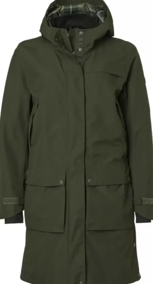 Fractus Chevalite Rain Coat naisten sadeviitta, Tobacco Green-Chevalier Discount