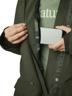 Fractus Chevalite Rain Coat naisten sadeviitta, Tobacco Green-Chevalier Discount