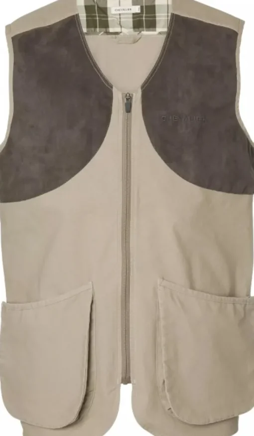 Chevalier Gate Shooting Vest -liivi, vaaleanruskea New