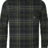 Chevalier Heron Flannel Shirt Men flanellipaita, vihreä Sale