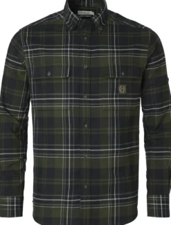 Chevalier Heron Flannel Shirt Men flanellipaita, vihreä Sale