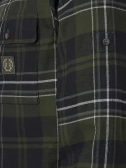 Chevalier Heron Flannel Shirt Men flanellipaita, vihreä Sale