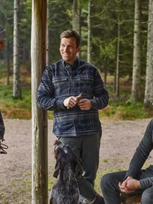 Chevalier Heron Flannel Shirt Men flanellipaita, vihreä Sale