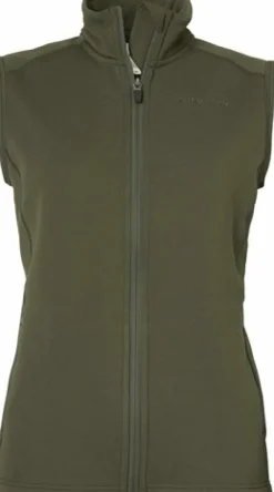Lenzie Fleece Vest naisten fleeceliivi, Dark Green-Chevalier Hot