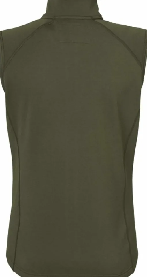Lenzie Fleece Vest naisten fleeceliivi, Dark Green-Chevalier Hot