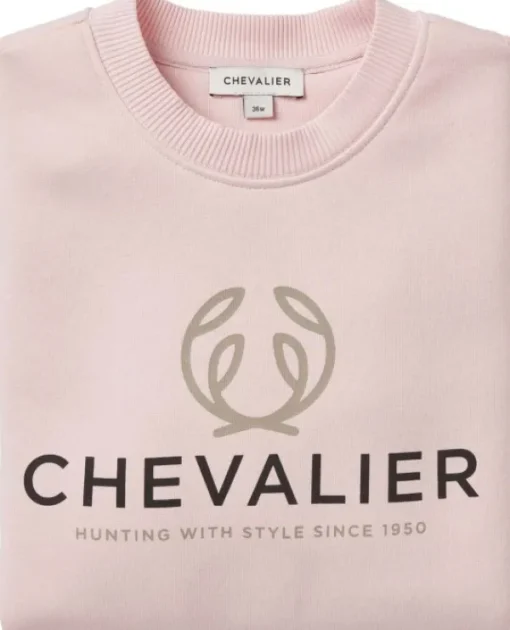 Logo naisten collegepaita, Soft Pink-Chevalier Discount