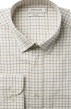 Luton Shooting Fit Shirt paita, Stormy Blue Tattersall-Chevalier Outlet