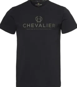 Chevalier M's Logo T-shirt Black Night Sale