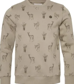 Chevalier M's Deer Sweatshirt Close up Deer New