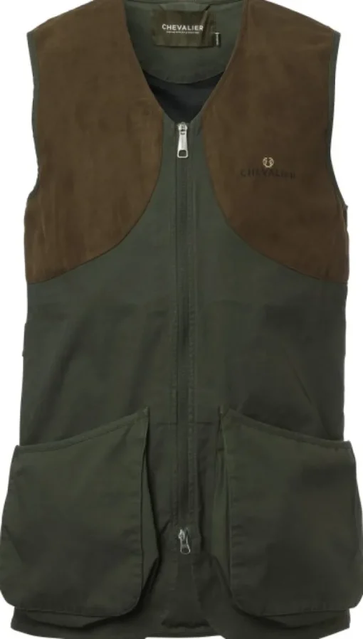 Chevalier M's Jay Shooting Vest Dark Green Outlet
