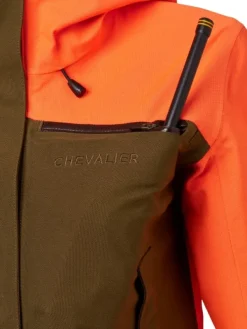 Chevalier Noux naisten metsästyspuku, vihreä-oranssi New