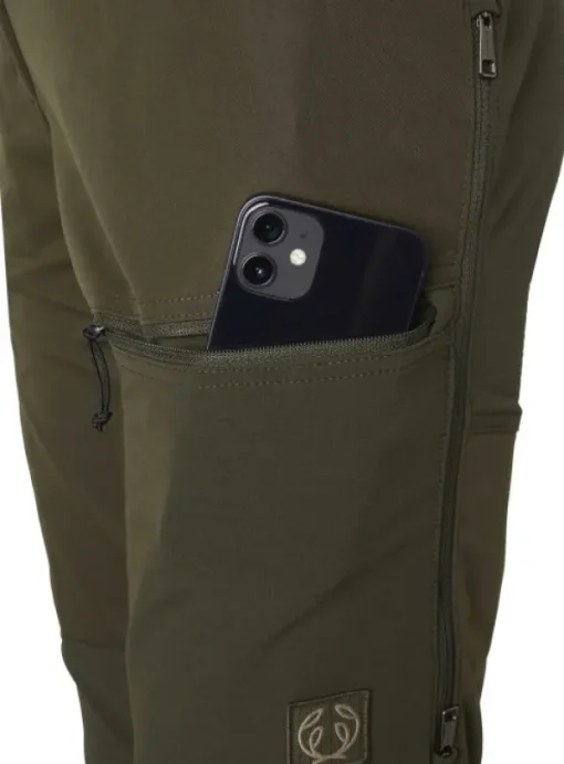 Spey Stretch Pants naisten metsästyshousut, Tobacco Green-Chevalier Clearance